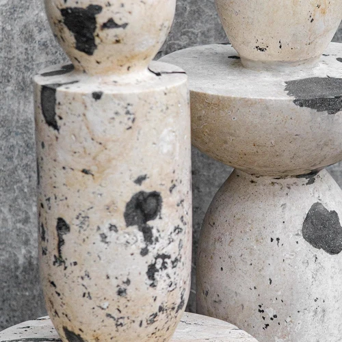 Elegant 22" Tower Sculpture Set of 2 - Modern Home Décor Accent - Picture 2 of 4