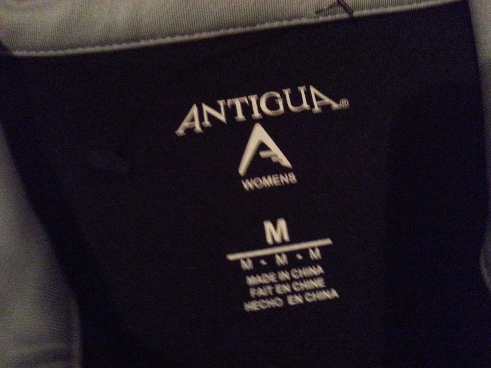 Chaqueta deportiva para mujer Antigua Arkansas Razorbacks M mediana negra pista Foto 4 de 4