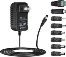 AC Adapter 9V 2A Power Supply AC110V to DC9V 2000mA 1500mA 1000mA 500mA Power