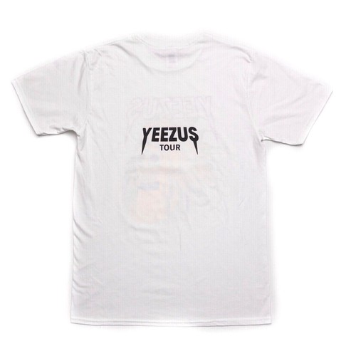 Kanye West YEEZUS Tour WHITE Native Red Indian God Wants You T-shirt Tee Top New - 第 2/6 張圖片