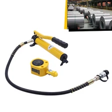 20 Ton Porta Power Hydraulic Jack Air Pump Lift Ram Body Frame Repair Tool Kit