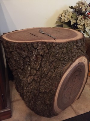 Black Walnut Premium Log Table, Deep, Rich, Natural Edge Unfinished- J&R