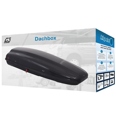 G3 Gepäckbox Arjes 480 schwarz, glänzend 390 Liter NEU