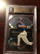 1997 FLAIR SHOWCASE DIAMOND CUTS #16 ALEX RODRIGUZ BGS 9.5 TRUE GEM W/2 PRISTINE