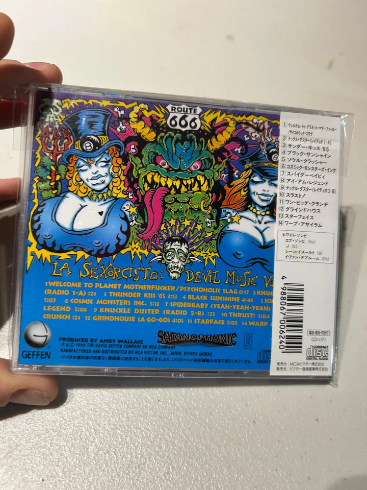 WHITE ZOMBIE JAPAN 1992 MVCG-84 NM CD+Obi LA SEXORCISTO:DEVIL MUSIC VOL.1 Foto 2 de 2