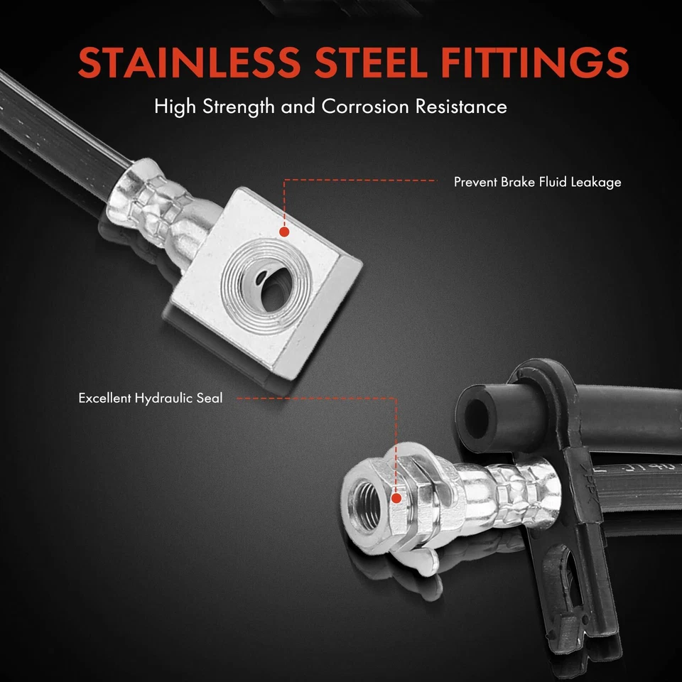 Manguera hidráulica freno trasero izquierdo ford e-350 e-450 super duty 2005-2019 2021 Foto 4 de 4