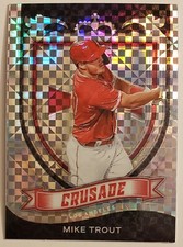 2021 Chronicles CRUSADE Mike Trout BUILDING BLOCKS  PRIZM Los Angeles Angels