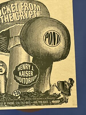 サウンドガーデン 1996 ニューヨークライブポスター ロケットフロムザ