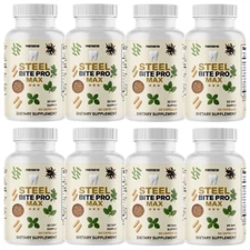 Steel Bite Pro Oral Health Support Dietary Supplement, 8 Bottles