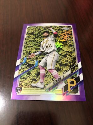 2021 Topps Chrome Update Purple Refractor Ka ai Tom RC USC7 Pirates *Mint*