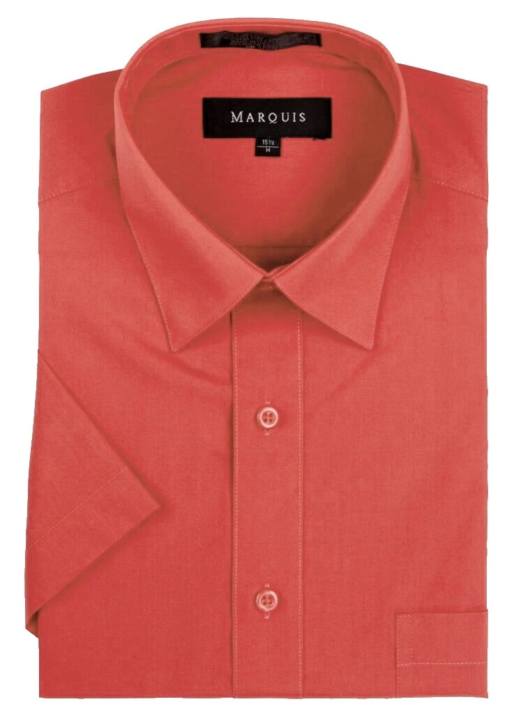 Marquis Cotton Blend Solid Dress Shirts for Men