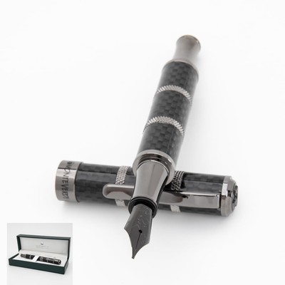 Monteverde Regatta Sport Full Carbon Fountain Pen Black - B MV41591
