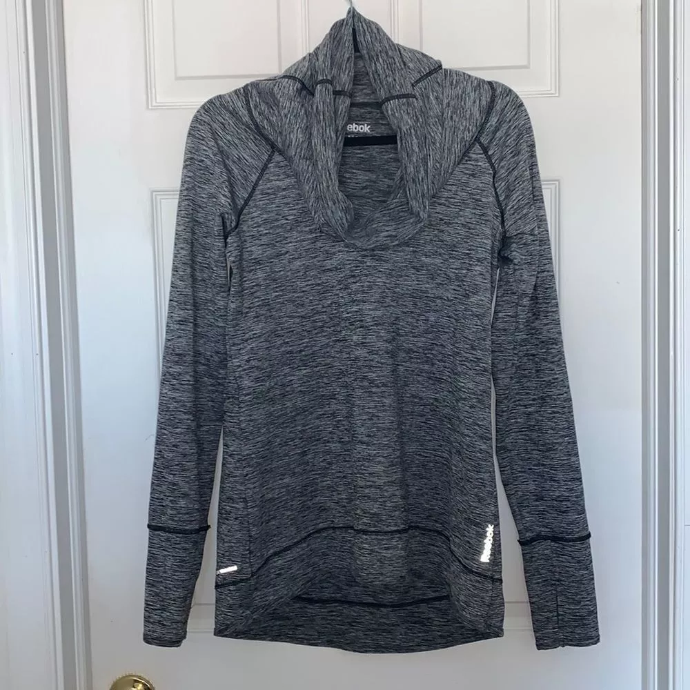 Reebok Cowl Neck Hoodie eBay