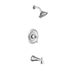 AMERICAN STANDARD T722502.002 "ESTATE" CHROME PRESSURE BALANCE BATH/SHOWER TRIM