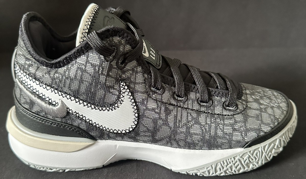 Nike Zoom Lebron NXXT Gen Grey Black Basketball Shoe Men 