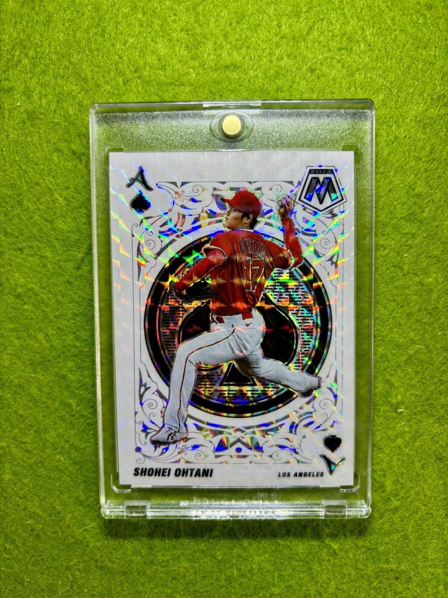 Shohei Ohtani ACES MOSAIC SILVER PRIZM CARD ANGELS SP 2022