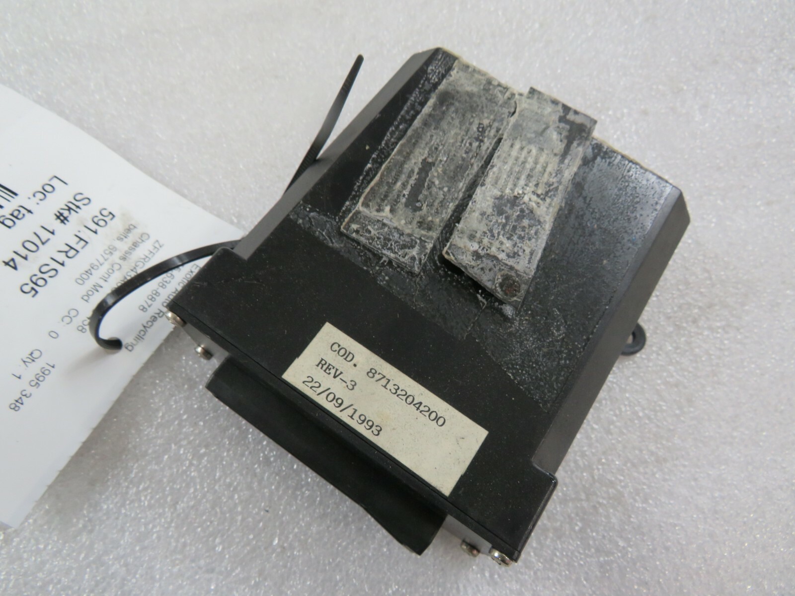 Ferrari 348, Seat Belts Passive ECU Module, Used, P/N 65779400