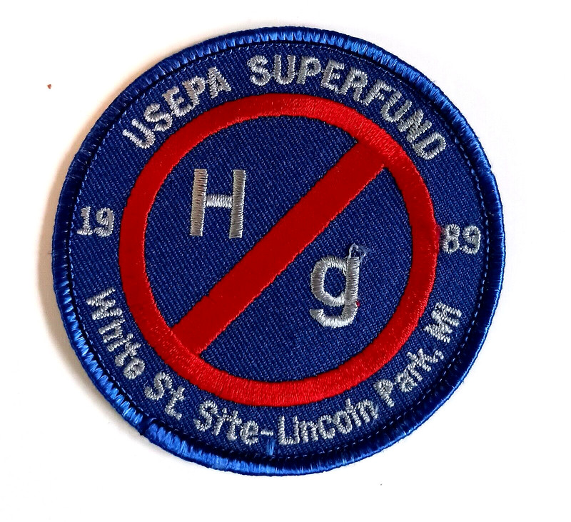 Rare Obsolete 1989 US  EPA Superfund White St. Site Lincoln Pk MI Patch New NOS