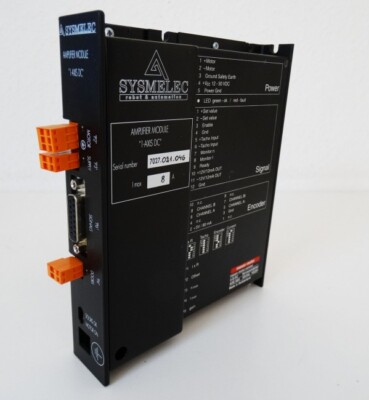 Maxon Motor 4-Q-DC ADS 50/5 50V/5A Motor Contr. + Sysmelec Amplifier Modul -used