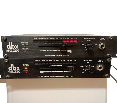 DBX 166XL Stereo Compressor Limiter Gate 2Channel Rack Mountable