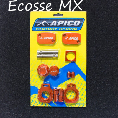 KTM SX125 SX150 2016-2022 APICO ELOXIERT BLING KIT ORANGE 