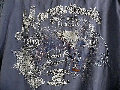 Margaritaville Mens Relaxed Fit Short Sleeve 100/% Cotton BBQ Shirt