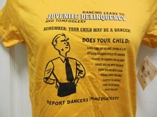 Motionwear Be the Bun Dancing Leads to Juvenile Deliquency FUN T Shirt XLA