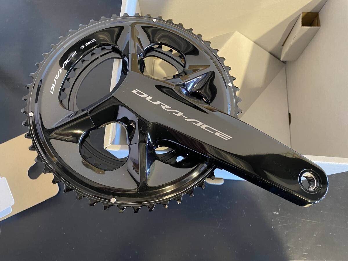 NEW Shimano Dura-Ace FC-R9200 Crankset Black 2x12 Hollowtech NEW Shimano Dura-Ace FC-R9200 Crankset Black 2x12 Hollowtech