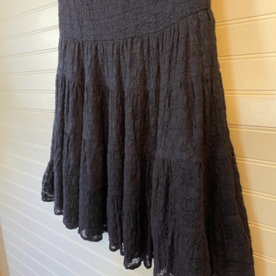 Zara Lace Flounce Navy Blue Dress | eBay Zara Lace Flounce Navy Blue Dress | eBay