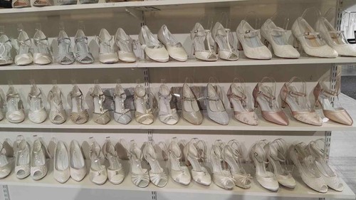Scarpe Sposa avorio bianche comode raso pizzo spuntate alte basse tutti i  numeri | eBay