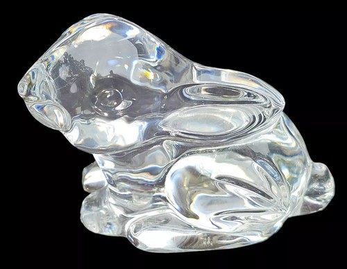 Waterford Crystal Bunny Rabbit Figurine Paperweight Easter Spring Clear ...