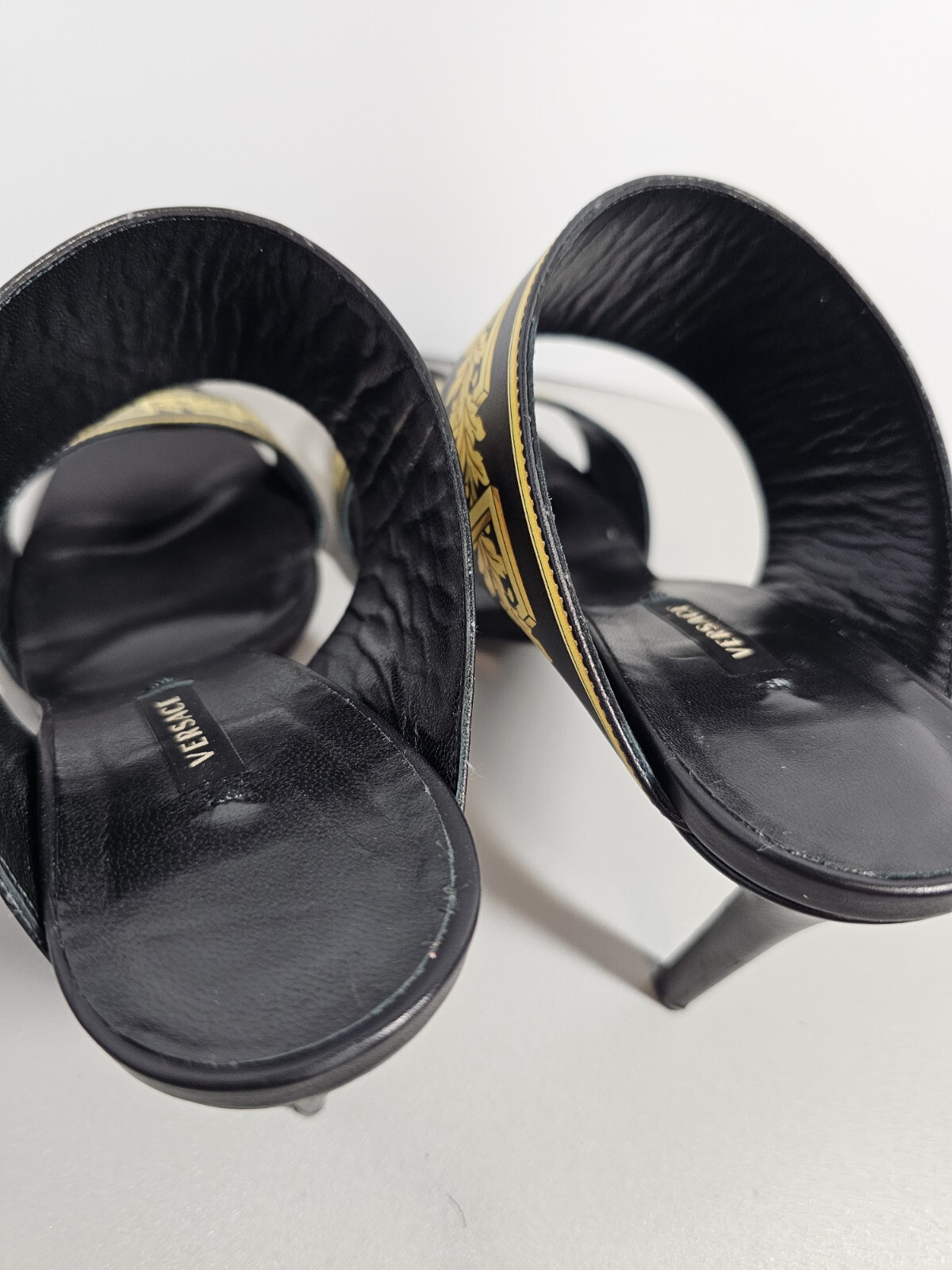 Authentic Versace Barocco Printed Double Strap He… - image 5