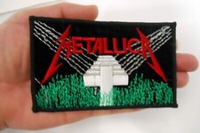 Metallica Iron On Patch Embroidered Vintage NEW Master of Puppets 80's Rare