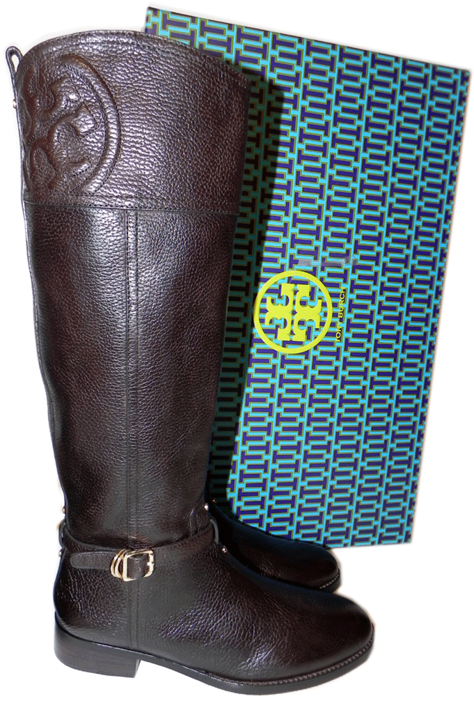 Tory Burch Wäschetrockner Kokosnuss Leder Reitstiefel Flach Reiter Stiefel 7.5 Tory Burch Wäschetrockner Kokosnuss Leder Reitstiefel Flach Reiter Stiefel 7.5