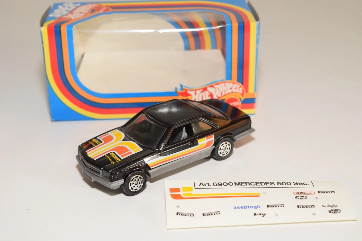 MEBETOYS HOTWHEELS MATTEL MERCEDES BENZ 500SEC 500 SEC RALLY BLACK
