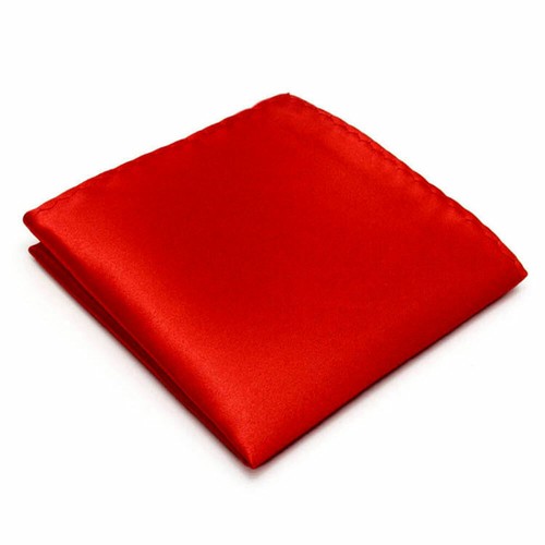 Men's Wedding Colour Silky Satin Pocket Square Handkerchief Hanky Formal Hankies - Picture 31 of 37