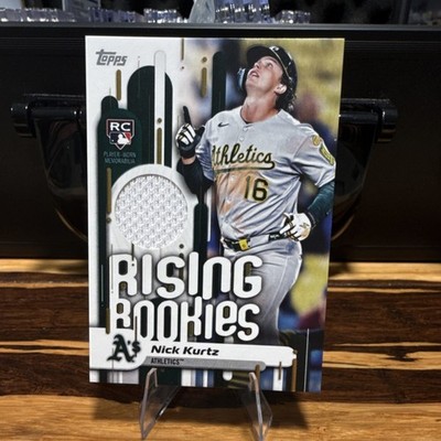 2025 Topps Update Series Rising Rookie Relics Nick Kurtz Relic #RRR-NK Athletics