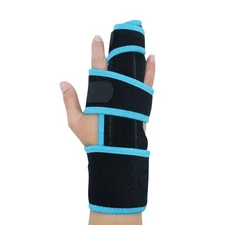 2 Finger Splint Brace Hand Wrist Support Universal for Left or Right Hand Two...