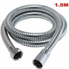 Premium Flexible Stainless Steel Shower Hose Chrome Bathroom Bath Pipe 1.5m - 2m