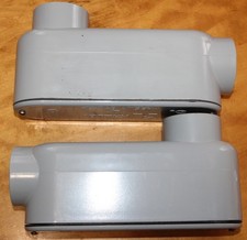 (2) KRALOY LB20 2"  PVC CONDUIT BODY ACCESS FITTING