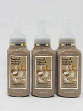 3 BATH BODY WORKS Toasted Coconut Cr me GENTLE FOAMING HAND SOAP 8.75 FL OZ NEW