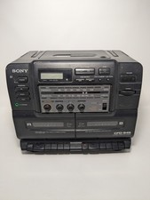 Vintage Sony CFD-545 Boombox Tested Working - Mega Bass / CD / Casette / AM FM