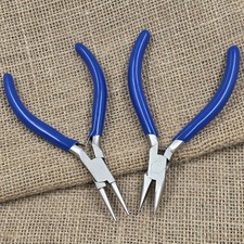 Round Nose Chain Nose Pliers Smooth Jaws Jewellers Beading Jewellery Making Tool
