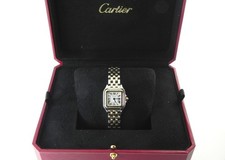 Cartier Panthere Steel Yellow Gold 2 Row Ladies Watch W2PN0006, New Model