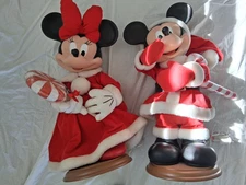 Vintage Christmas Santa’s Best 26”Animated Mickey and Minnie Mouse Disney SALE