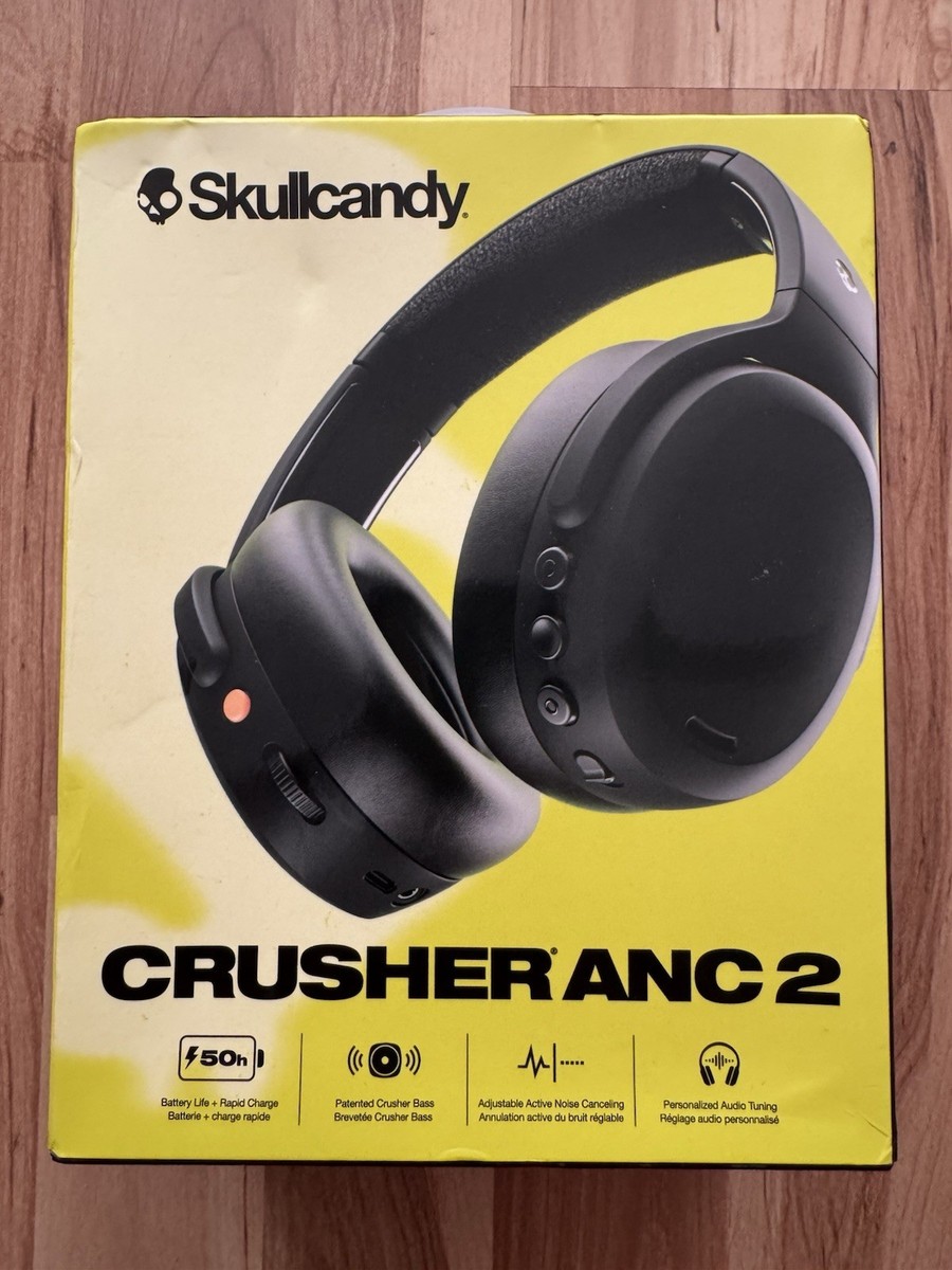 未使用 Skullcandy Crusher Wireless ブラック Skullcandy Crusher Wireless Over-Ear Headphones with Mic, Black