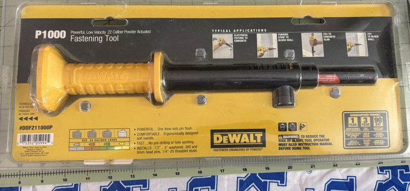 Dewalt P1000 Actuated Fastening Tool #DDF211000P