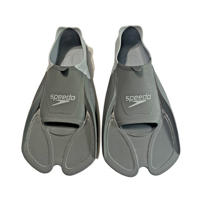 Speedo Biofuse Training Swim Fins US Size 10-11 Gray
