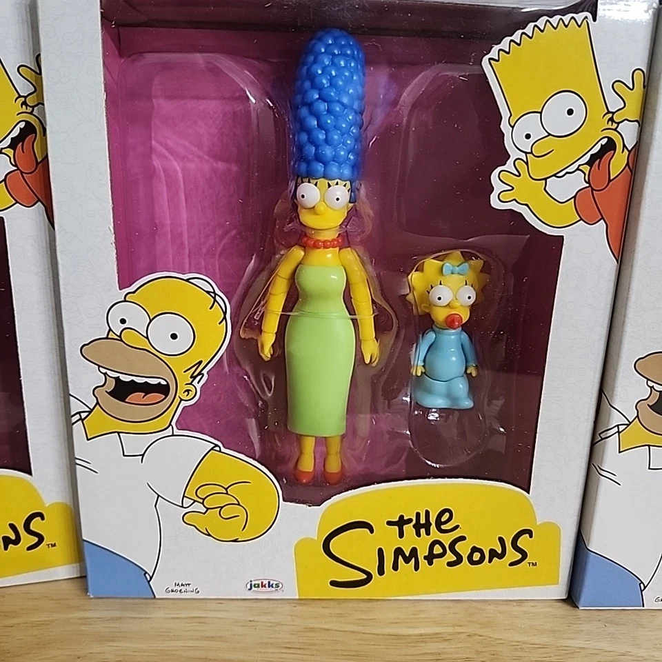 Figuras Jakks Pacific Los Simpson Onda 3 Marge & Maggie + Milhouse + Lenny 5" Foto 4 de 4