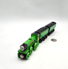 Thomas Tank  Friends Wooden Railway Train - Flying Scotsman Engine  Tenders x2